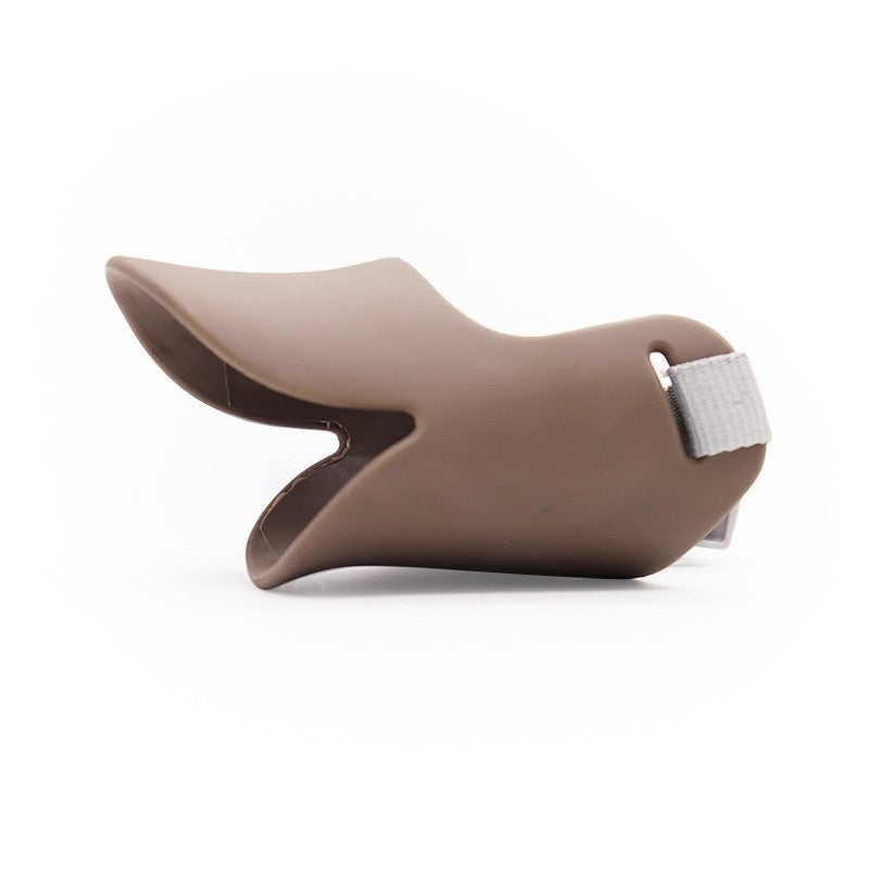 KFX-0590909 Dog Duckbilled Silicone Mouth Cover for Small to Medium Pets - Available in Multiple Colors