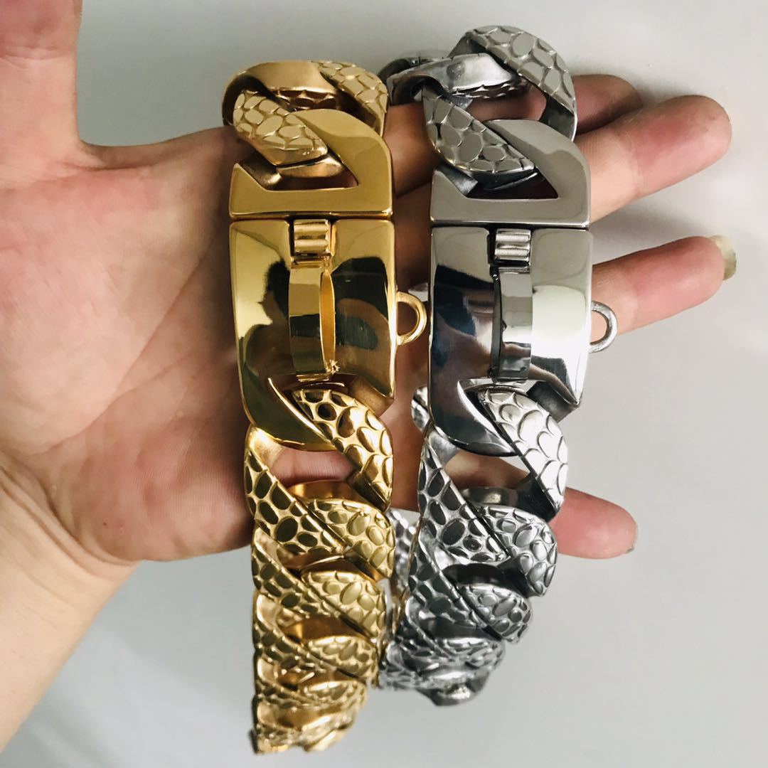 KFX-0592829 Stainless Steel P Chain Dog Chain in Multiple Sizes for Pet Safety and Durability