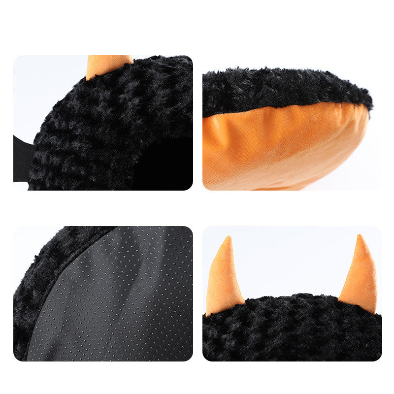 KFX-0594877 Little Devil Cozy Plush Pet Nest Bed - Fully Enclosed, Warm and Comfy Space for Pets