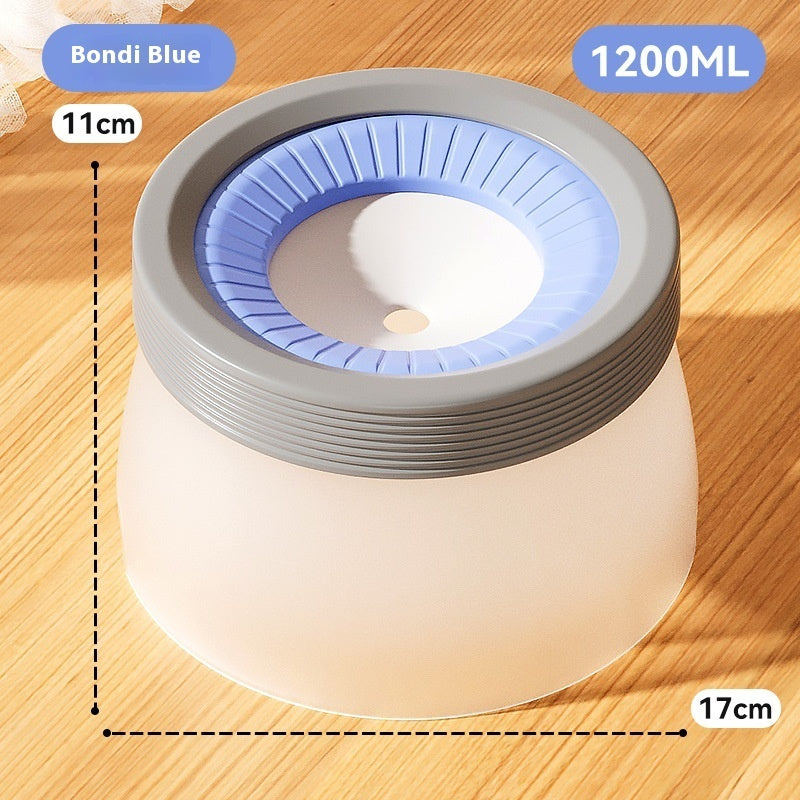 KFX-0596797 Pet Suspension Bowl for Medium and Small Dogs and Cats - Water Bowl, 600ml & 1200ml Sizes, PP Silicone