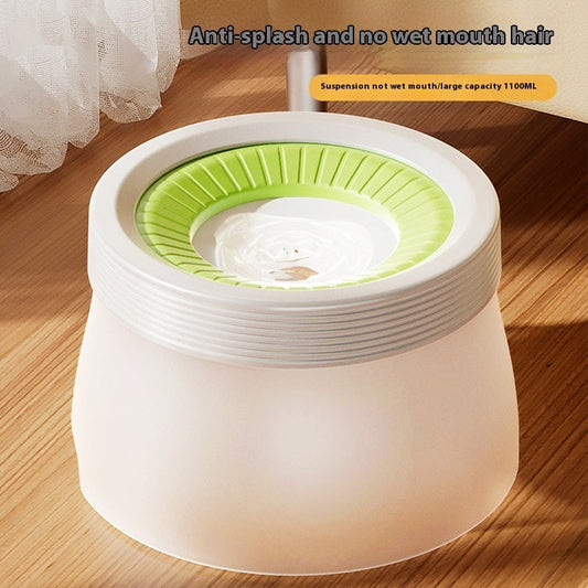 KFX-0596797 Pet Suspension Bowl for Medium and Small Dogs and Cats - Water Bowl, 600ml & 1200ml Sizes, PP Silicone
