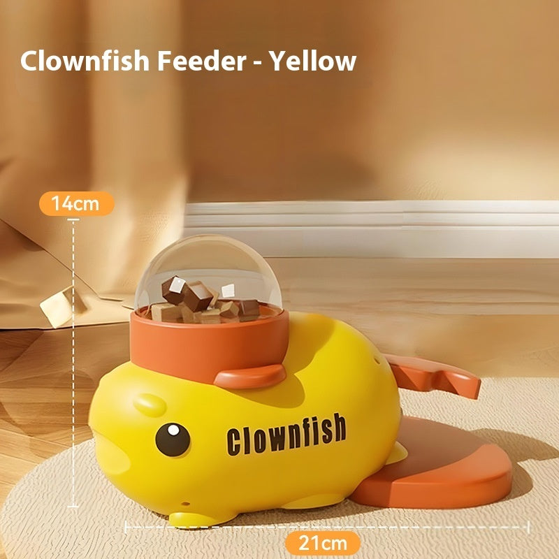 KFX-0601405 Large Dog Leakage Food Feeder Toy - Rock Yellow & Elegant White Design