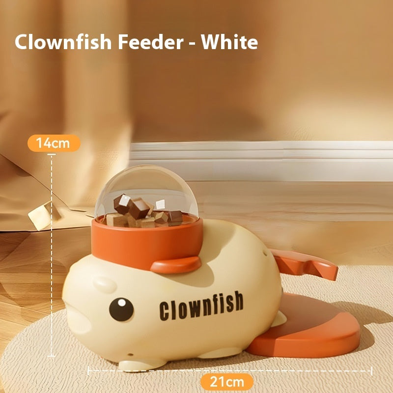 KFX-0601405 Large Dog Leakage Food Feeder Toy - Rock Yellow & Elegant White Design