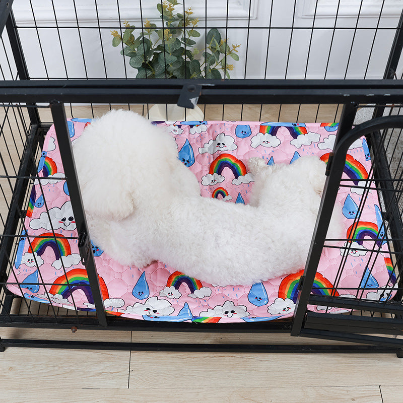 KFX-0602429 Reusable Washable Pet Urine Pad, Waterproof Non-Slip Cat and Dog Training Mat, Absorbent & Machine Washable