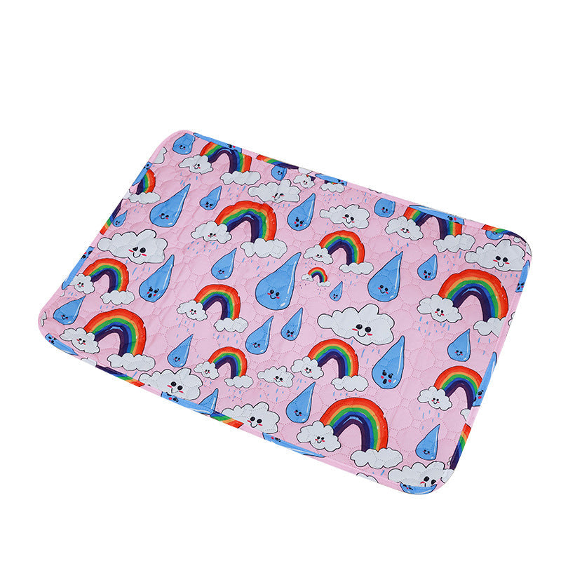 KFX-0602429 Reusable Washable Pet Urine Pad, Waterproof Non-Slip Cat and Dog Training Mat, Absorbent & Machine Washable