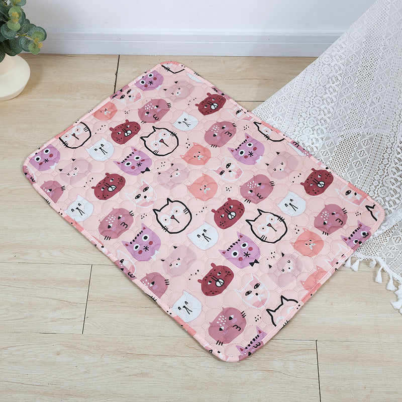 KFX-0602429 Reusable Washable Pet Urine Pad, Waterproof Non-Slip Cat and Dog Training Mat, Absorbent & Machine Washable