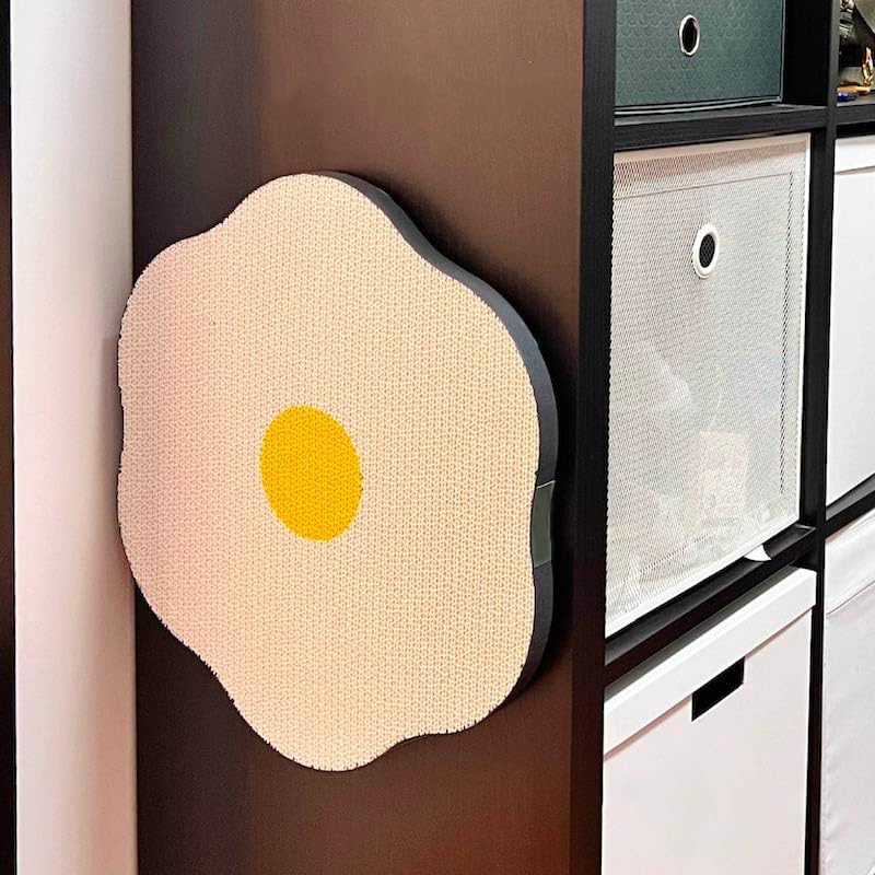 KFX-0603837 Durable Wall-Mounted Cat Scratching Board - Scratch Resistant Furniture Protector