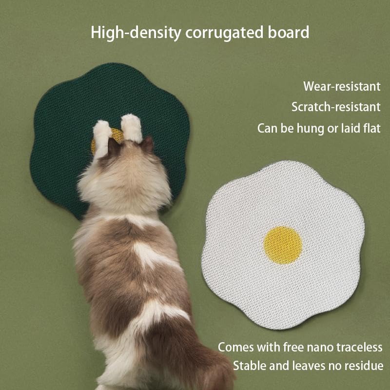 KFX-0603837 Durable Wall-Mounted Cat Scratching Board - Scratch Resistant Furniture Protector