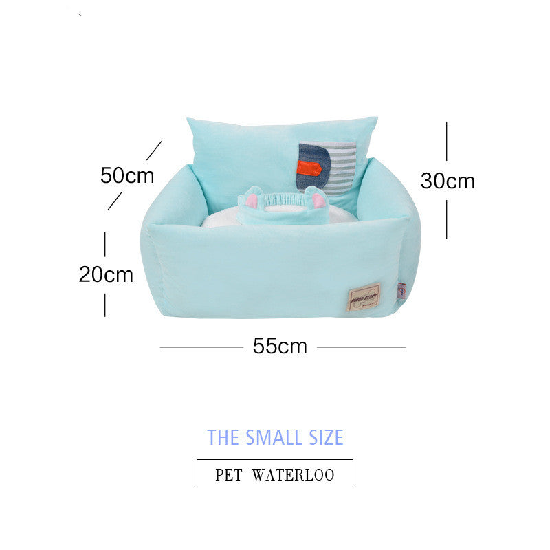 KFX-0606397 Cozy Removable Washable Pet Nest for Small and Medium Dogs and Cats