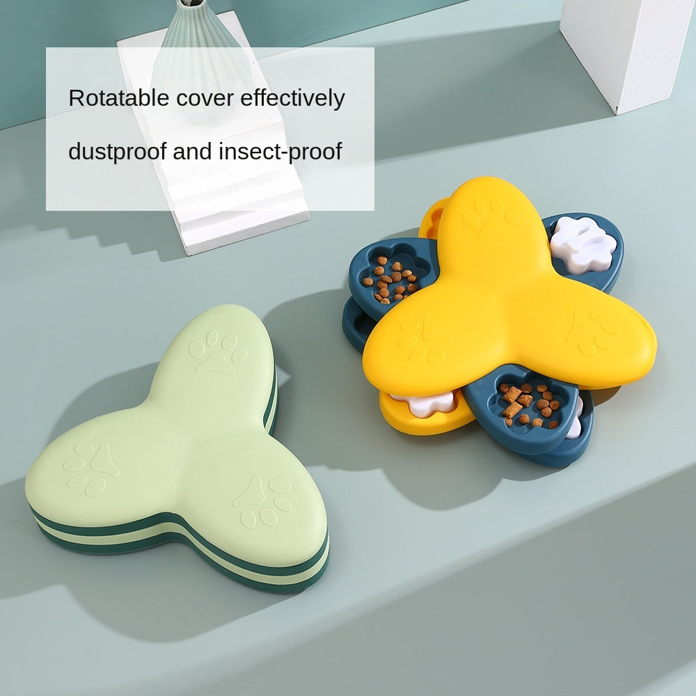 KFX-0609597 Interactive Dog Puzzle Toy with Treat Dispenser for Mental Stimulation and Slow Feeding