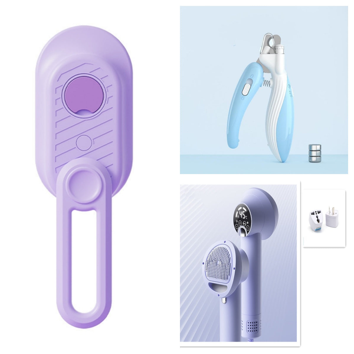 KFX-0610109 Professional Pet Nail Clippers with LED Light for Safe Trimming of Small and Medium Pets