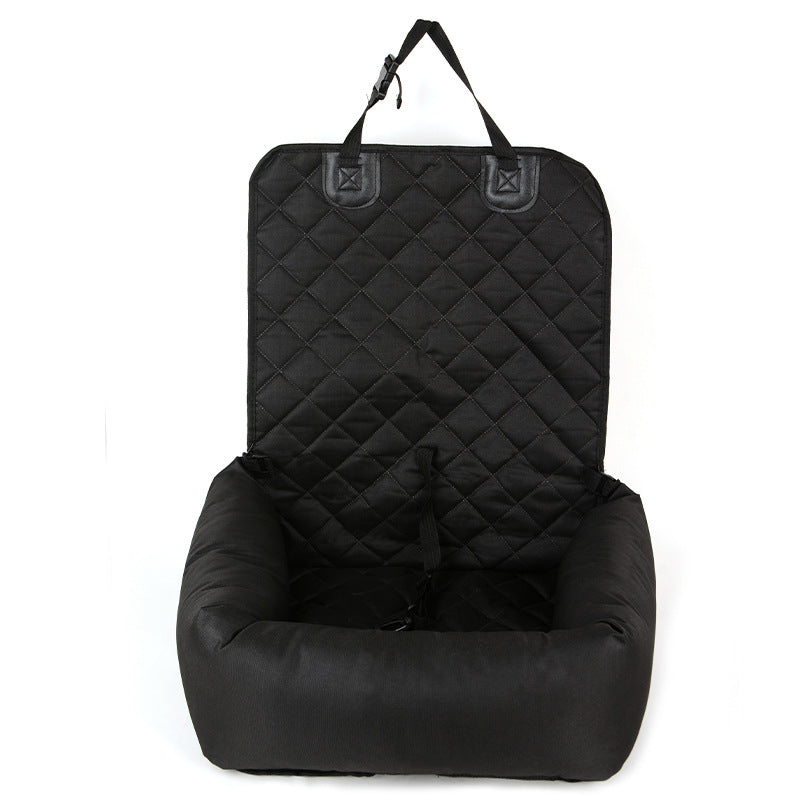 KFX-0611133 Breathable and Portable Pet Car Seat Bed - Medium Soft Cationic Net, Multiple Colors