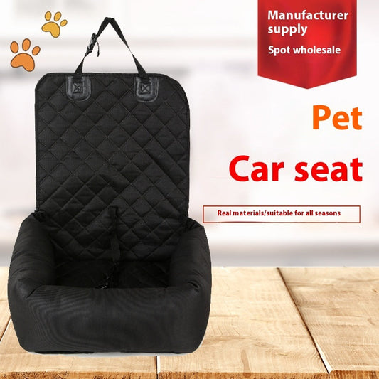 KFX-0611133 Breathable and Portable Pet Car Seat Bed - Medium Soft Cationic Net, Multiple Colors