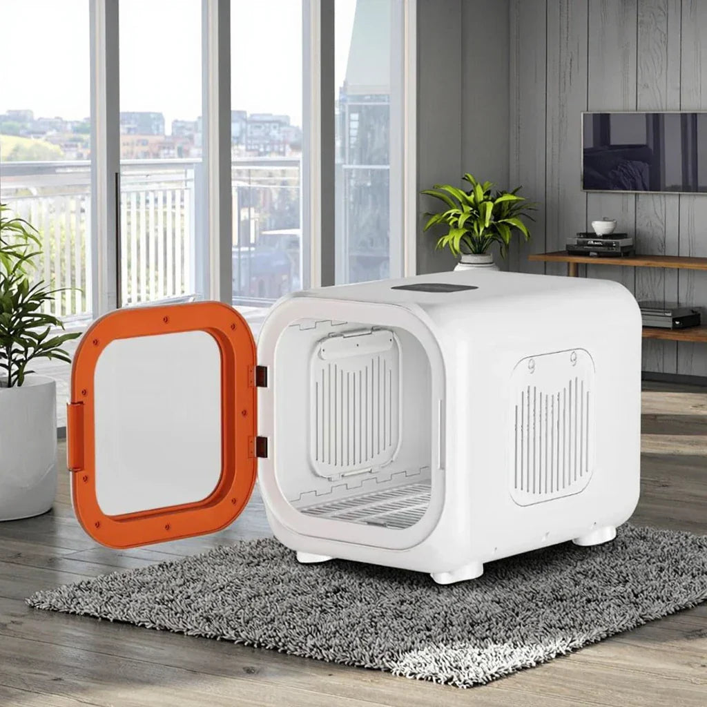 KFX-061139 Automatic Pet Hair Dryer Box for Cats and Small Dogs with Smart Temperature Control and Ultra-Quiet Operation