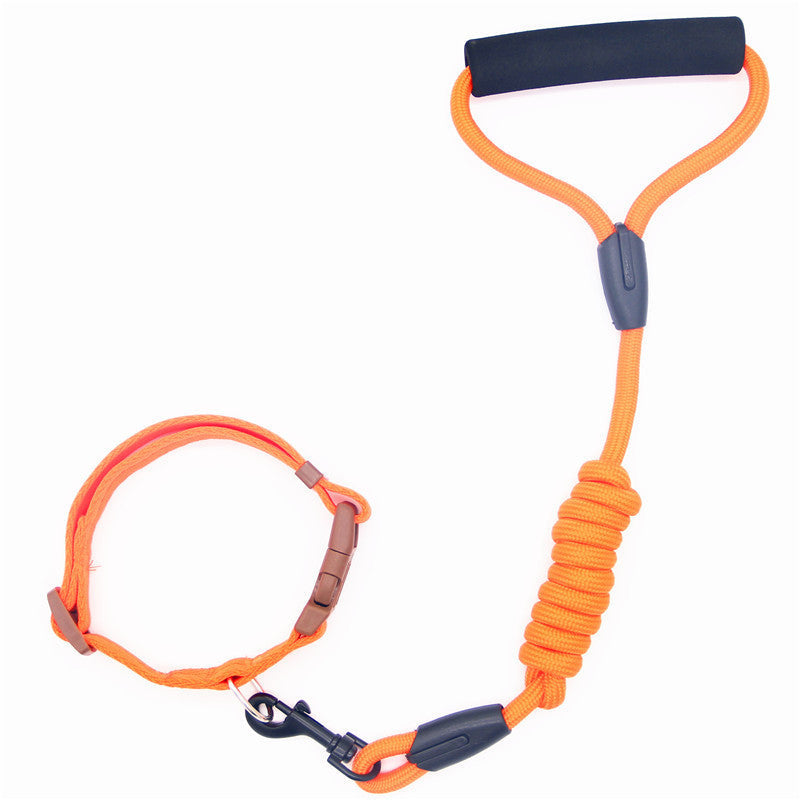 KFX-0611901 Durable Adjustable Pet Leash and Collar Set for All Dog Sizes