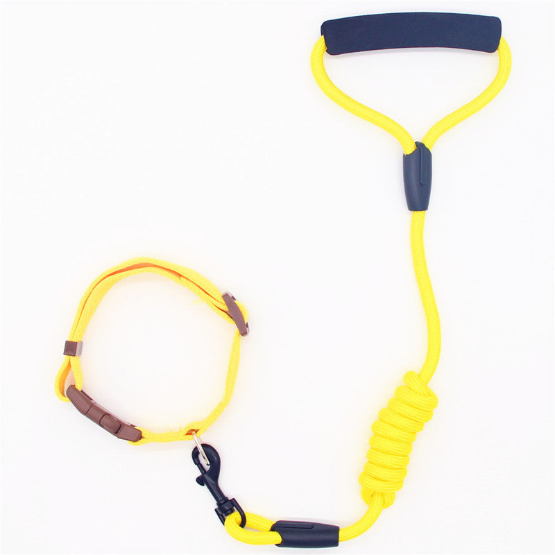 KFX-0611901 Durable Adjustable Pet Leash and Collar Set for All Dog Sizes