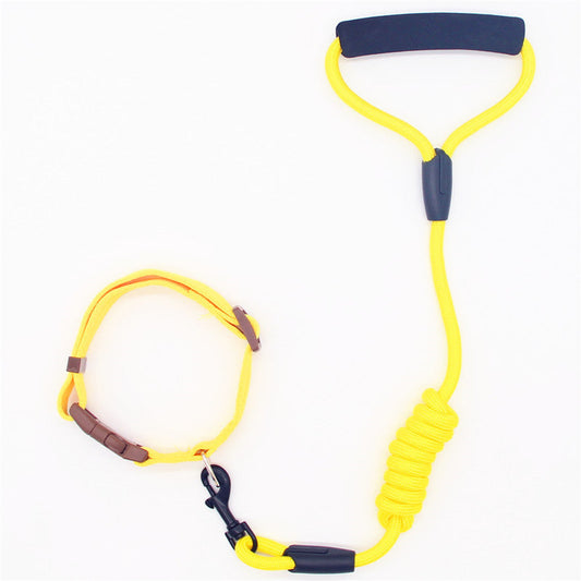 KFX-0611901 Durable Adjustable Pet Leash and Collar Set for All Dog Sizes