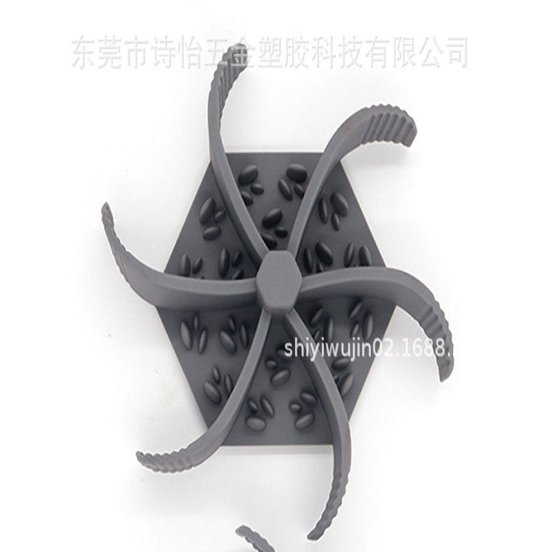 KFX-0615869 Silicone Pet Licking Food Pad with Sucker Cup for Slow Feeding and Healthy Eating