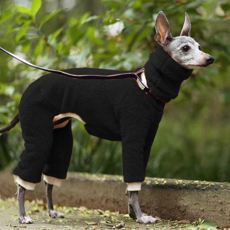 KFX-0616253 Reversible Thick Polar Fleece Dog Coat - Winter Warm Cotton Vest for Pets