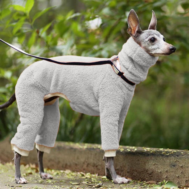 KFX-0616253 Reversible Thick Polar Fleece Dog Coat - Winter Warm Cotton Vest for Pets