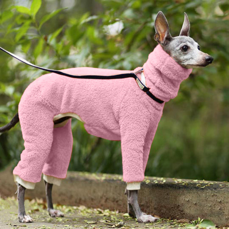 KFX-0616253 Reversible Thick Polar Fleece Dog Coat - Winter Warm Cotton Vest for Pets