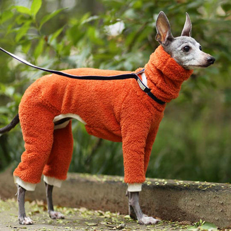 KFX-0616253 Reversible Thick Polar Fleece Dog Coat - Winter Warm Cotton Vest for Pets