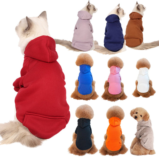 KFX-0617149 Fleece Sweater Caps for Small and Medium Dogs - Various Colors and Sizes Available