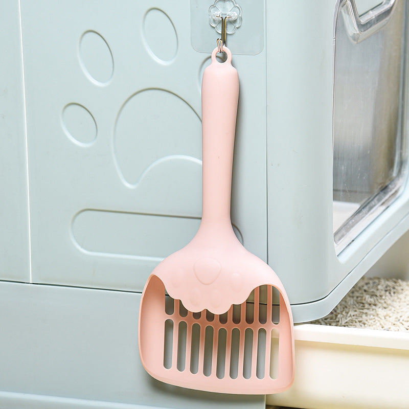 KFX-0618045 Large Hole Cat Litter Scoop with Delivery Hook – Multiple Colors Available