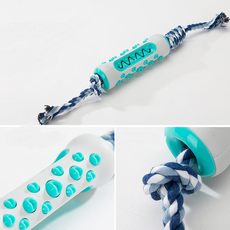 KFX-0618685 Durable Biting Rope Toy with Ball for Small and Large Dogs, TPR Material