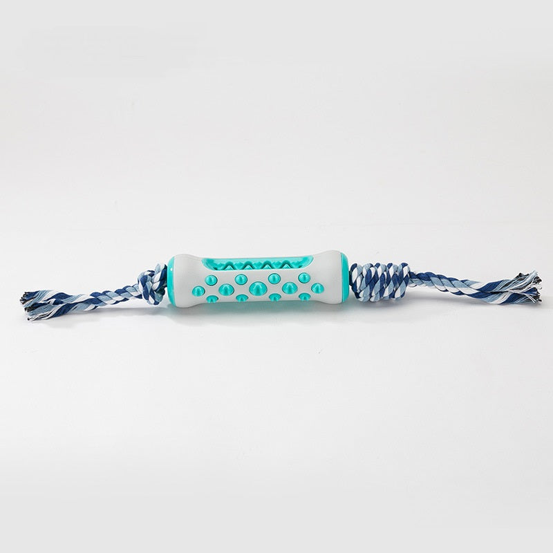 KFX-0618685 Durable Biting Rope Toy with Ball for Small and Large Dogs, TPR Material