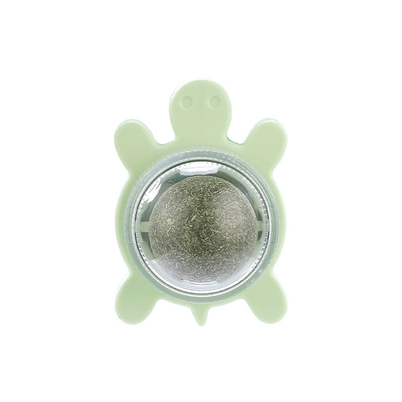 KFX-0619325 Organic Catnip Ball with Silvervine for Indoor Cats - Edible Plant-Based Cat Toy for Stress Relief and Fresh Breath