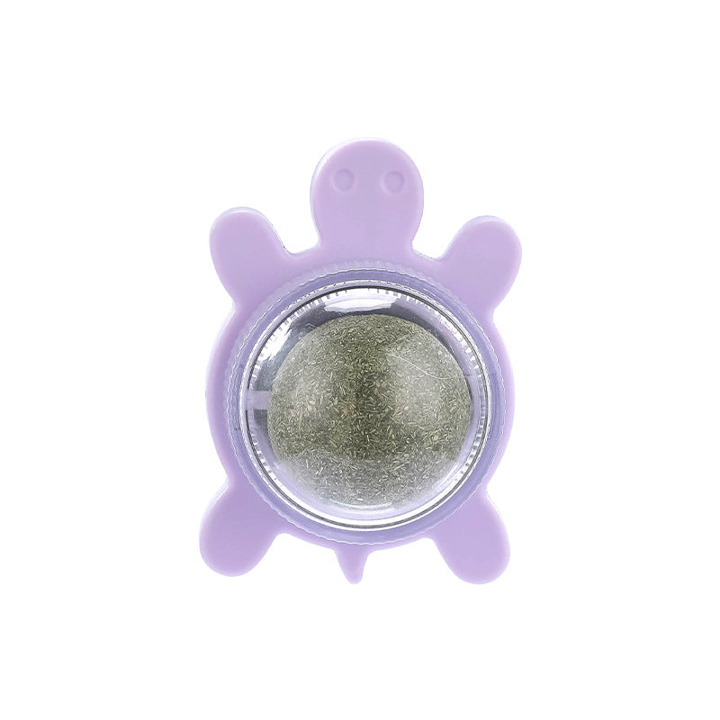 KFX-0619325 Organic Catnip Ball with Silvervine for Indoor Cats - Edible Plant-Based Cat Toy for Stress Relief and Fresh Breath