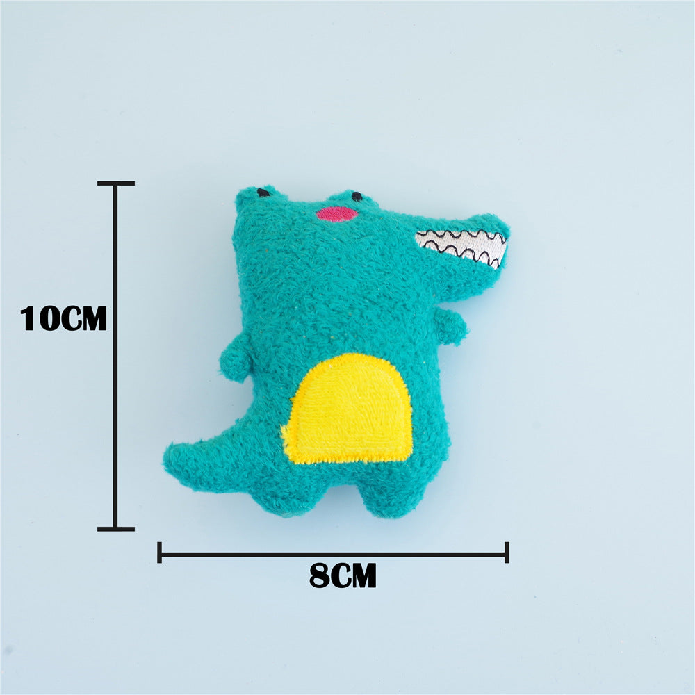KFX-0619453 Interactive Catnip Dinosaur Plush Toy for Engaging Feline Playtime
