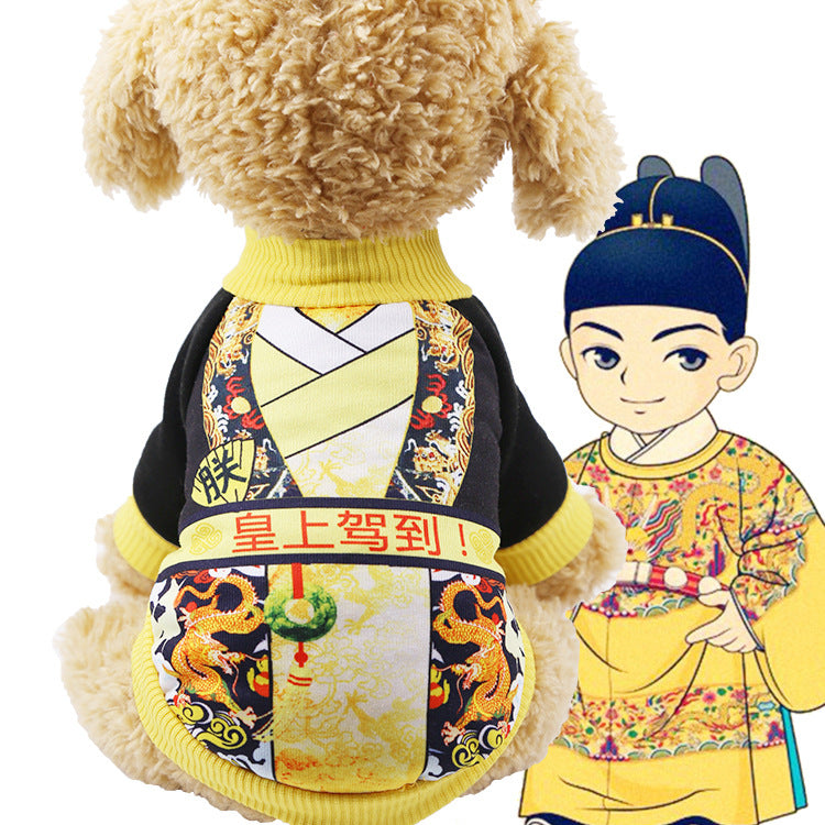 KFX-0622013 Funny Halloween Pet Costume with Adjustable Hat and Cape - Soft Cotton Sweater Design