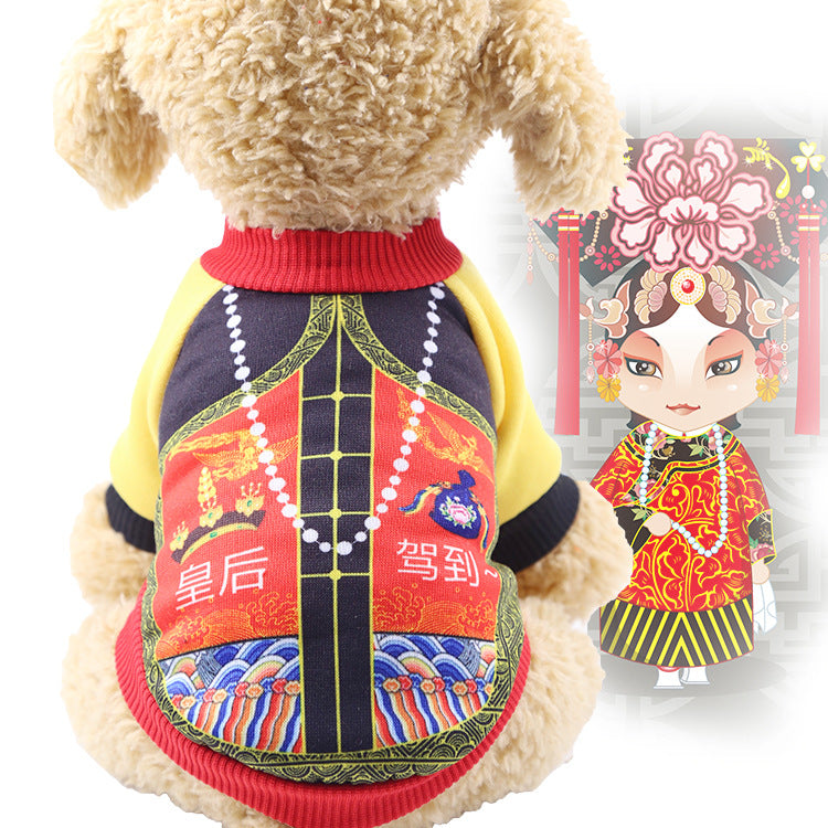 KFX-0622013 Funny Halloween Pet Costume with Adjustable Hat and Cape - Soft Cotton Sweater Design
