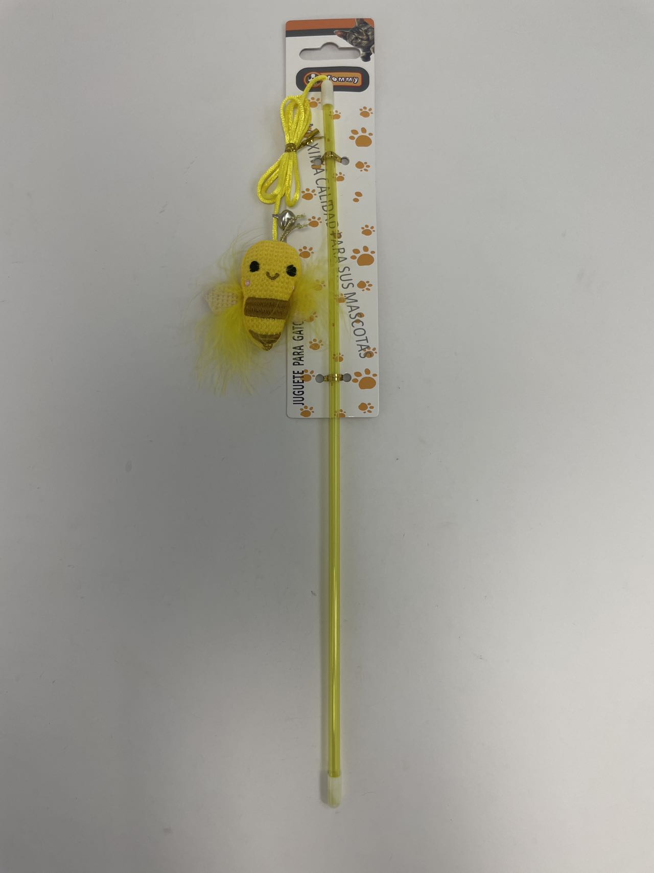 KFX-0628413 Interactive Bee Cat Teaser Wand for Playful Cats