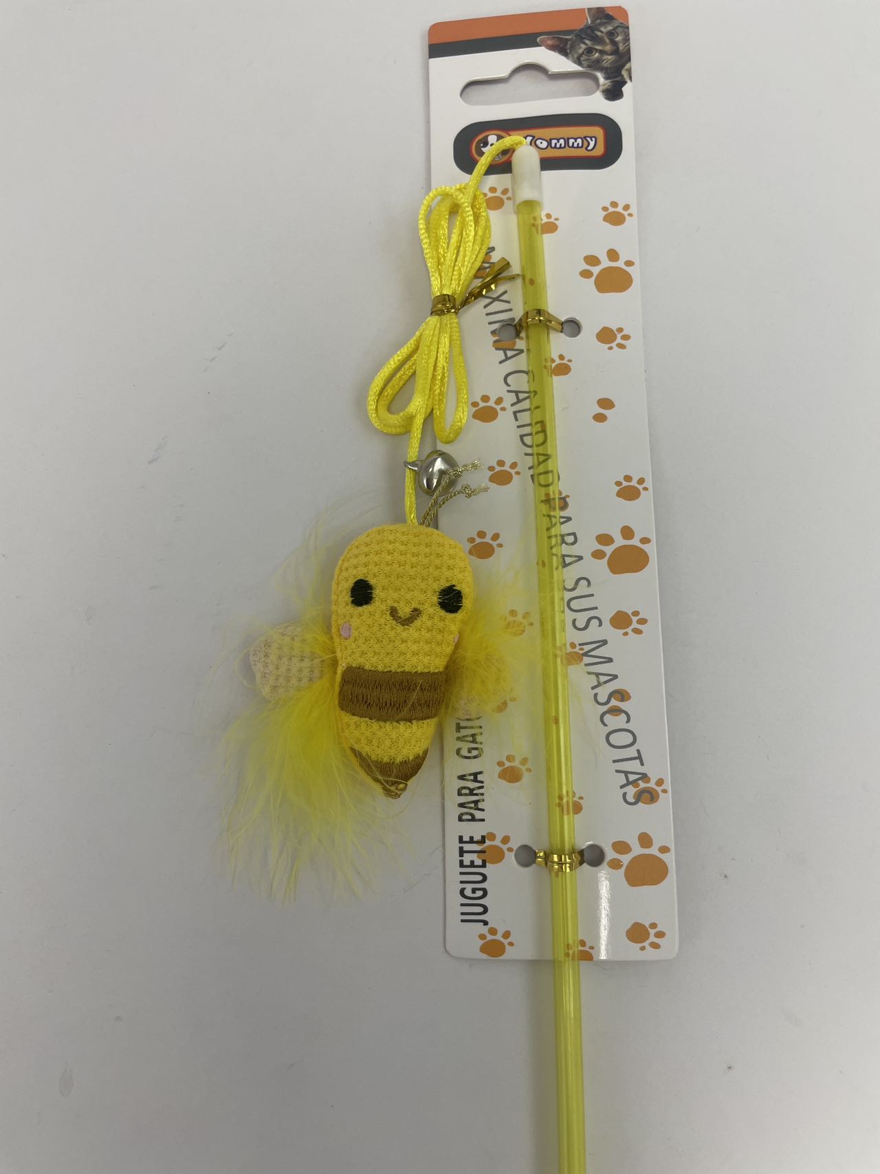 KFX-0628413 Interactive Bee Cat Teaser Wand for Playful Cats