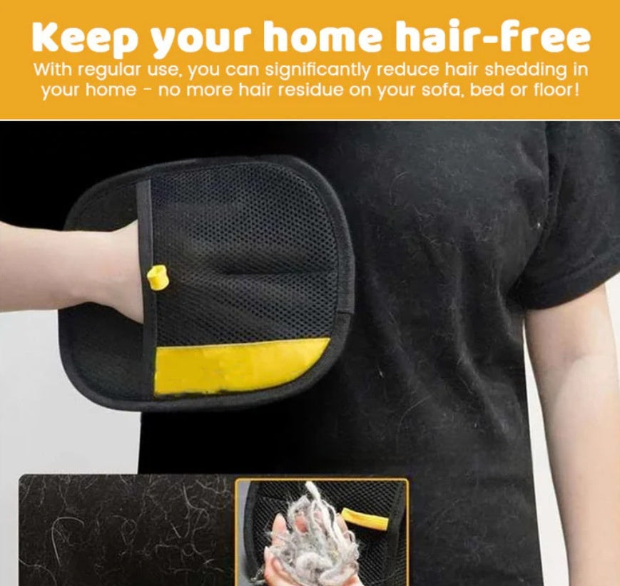 KFX-0629437 Cat Hair Removal Gloves - Effective Pet Hair Cleaner for Easy Grooming