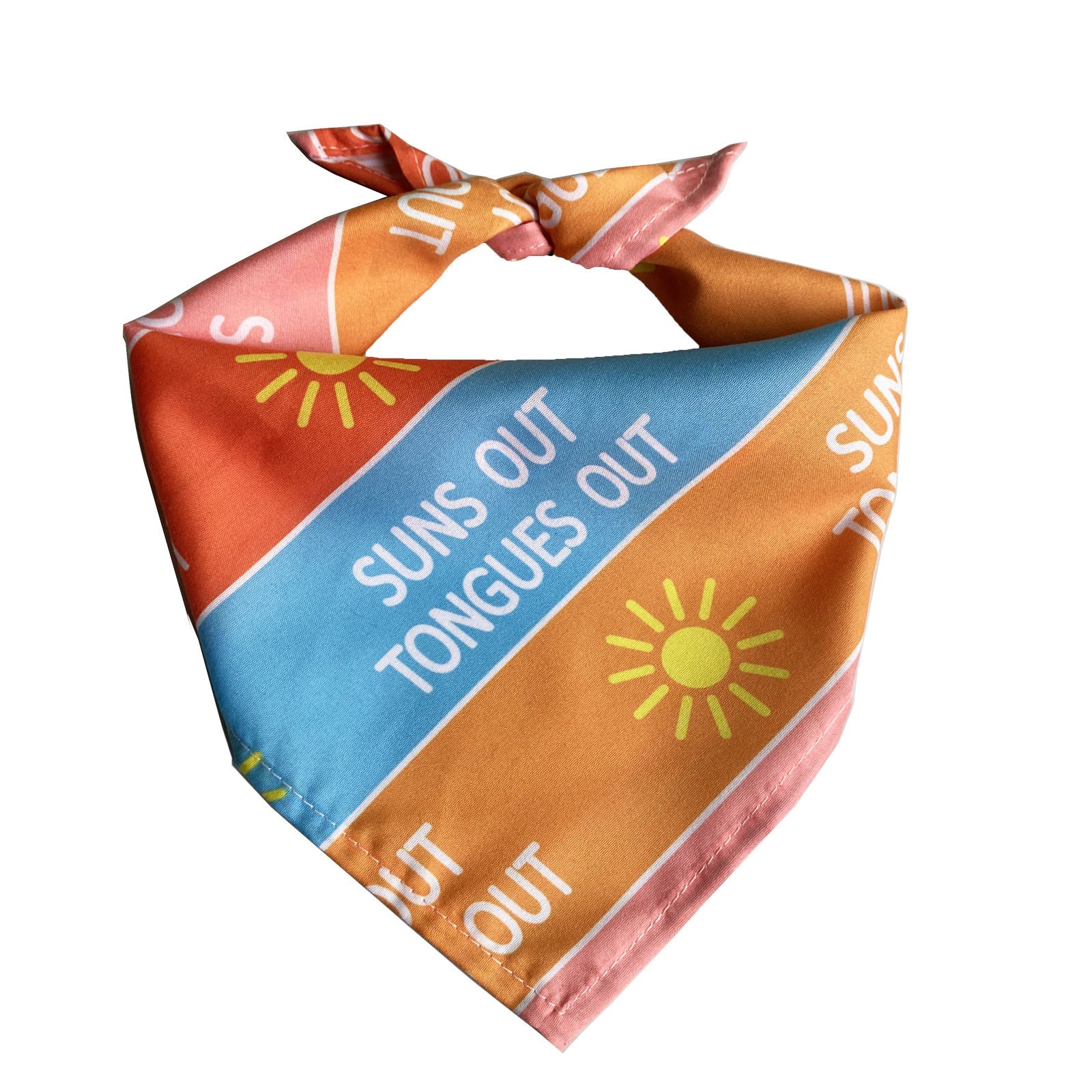KFX-0630973 Triangle Towel for Dogs and Cats - Single Layer, Various Patterns, Suitable for Pets with Neck Size 20-46CM