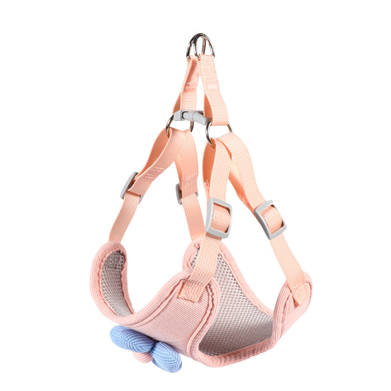 KFX-0640573 Breathable Mesh Dog Vest Harness with Quick Release Buckle for Small, Medium, and Large Dogs