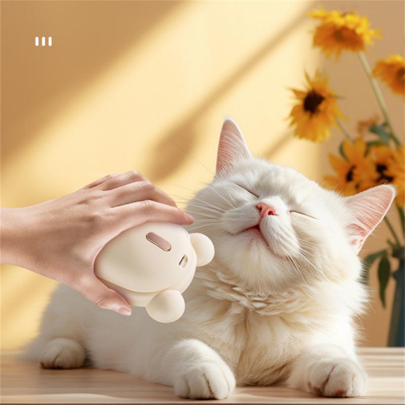 KFX-0642365 3-in-1 Pet Grooming Brush with Spray, Massage, and Hair Removal Features