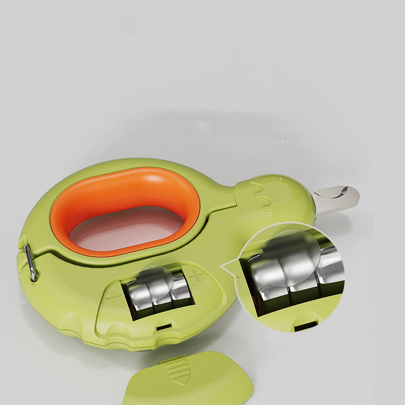 KFX-0642877 LED Mini Nail Clipper for Pets - Compact and Stylish Design in Green, Pink, and Blue