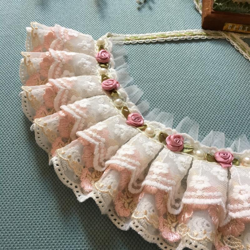 KFX-0647101 Cotton Lace Adjustable Bib Scarf for Pets - Available in Wine, Red, Pink, Sizes XS to XL