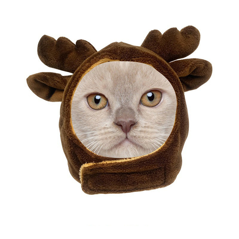 KFX-0649661 Cartoon Pet Headgear for Dogs and Cats - Fun Cross-Dressing Hats in Various Styles