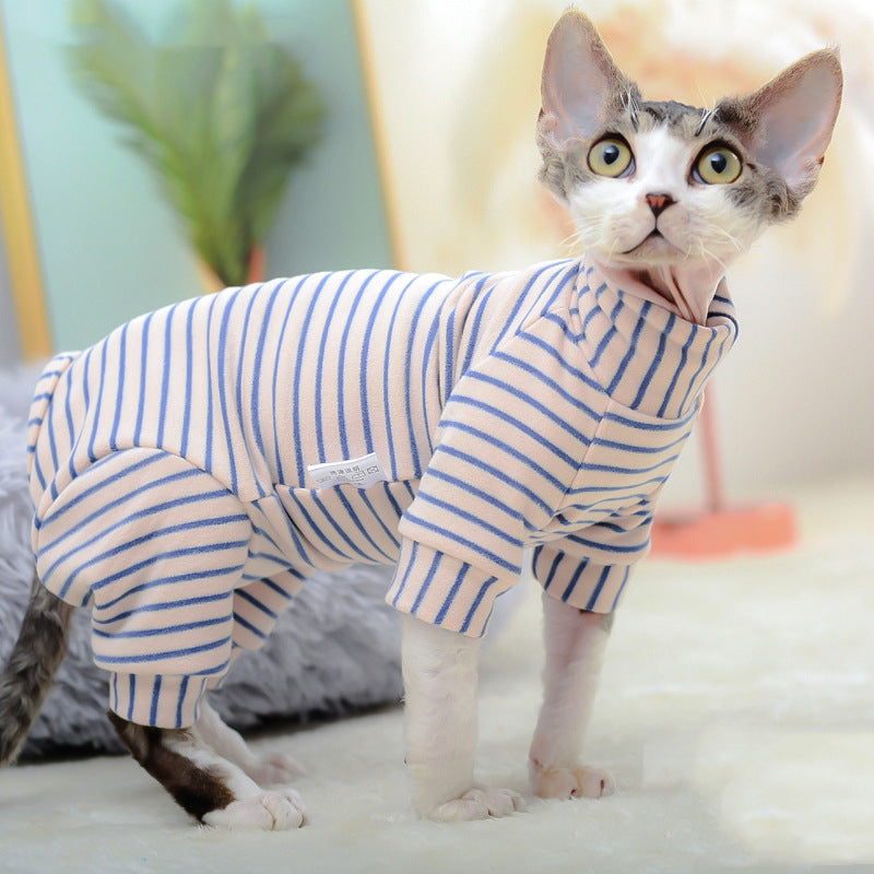KFX-0649917 Derong Cotton Four-Legged Dog Sweater with Tummy Protection in Multiple Colors