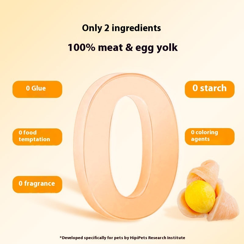 KFX-0650685 Savory Chicken and Duck Egg Yolk Treats for Dogs - Ideal for Training and Molar Care