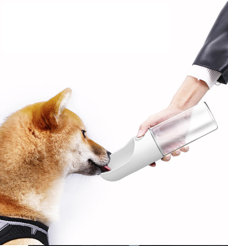KFX-0656445 Portable Dog Water Bottle for Outdoor Activities - 300ml & 400ml Options Available