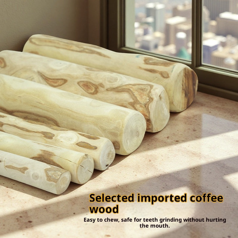KFX-0659005 Natural Coffee Wood Dog Chew Stick in Various Sizes and Styles