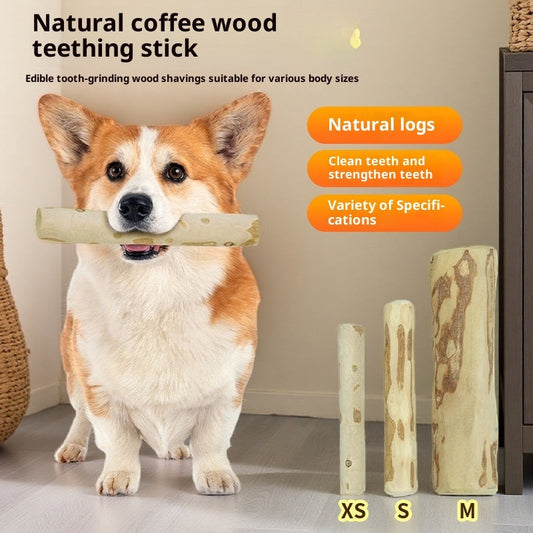 KFX-0659005 Natural Coffee Wood Dog Chew Stick in Various Sizes and Styles