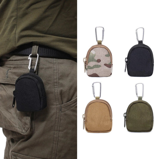 KFX-0662589 Portable Tactical Snack Bag for Outdoor Sports - Versatile and Multi-Functional in Black, Mud, Army, or Camouflage